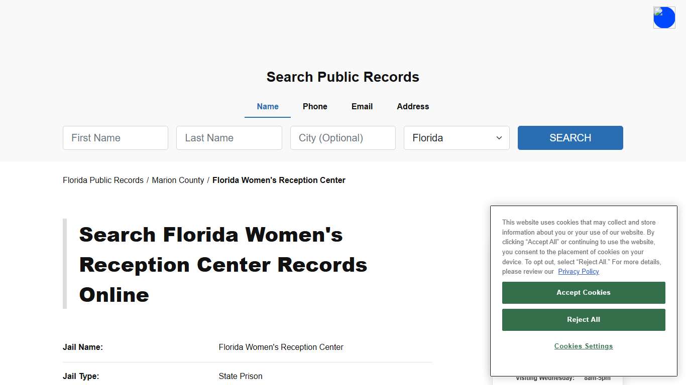 Florida Women's Reception Center - Marion - Florida - TPI